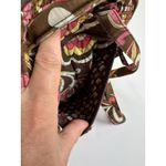 Vera Bradley Quilted Backpack Retired Puccini Vintage Full Zip Adjustable Strap Photo 3