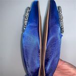 Nordstrom Open Edit Women's Blue Rhinestone Slingback Heeled Mules Size 8 Photo 10