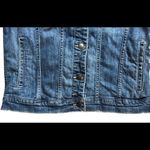 joe's jeans Ashley Fit Jean Jacket XS (4) In Shannon Raw Edge Trucker Denim Photo 5
