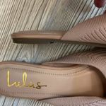 Lulus Jeaney Light Nude Ribbed Knit Pointed-Toe Mule Slides Photo 5