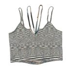 Anthropologie  blue brown space dye strappy tank top women’s size medium Photo 0