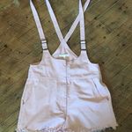 Honey Belle boutique S blush pink overall shorts/romper Photo 3
