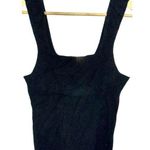 Abercrombie & Fitch  Black Ribbed Knit Cropped Tank Top Crop Top Tank Top Size L Photo 0