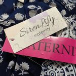 Siren Lily  small maternity sheer button up blouse Photo 11