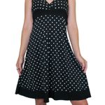Taboo Vintage 90s  Black & White Polka Dot Dress Photo 2