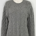 A New Day Women's Grey Textured Cable Knit Crewneck Sweater 3X Photo 0