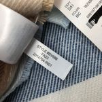 J.Crew Womens Classic Scarf Blue Brown Ivory 77"Lx25"W Photo 3