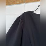 Gal Meets Glam  Black Celeste Puff Sleeve Fit Flare Circle Skirt Dress size 18 Photo 5