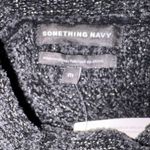 Something Navy  Black Metallic Balloon Sleeve Dress. Medium Photo 6