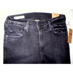 True Religion New $219 Womens 24  Brand Jeans NWT Halle Skinny Black Tar Ankle Zi Photo 4