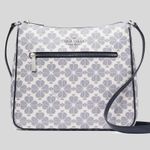 Kate Spade Signature Spade Navy Flower Large Swingpack Crossbody Bag Purse Photo 9