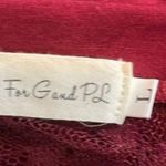 Women’s Maroon Lacey Top, 3/4 Sleeves Blouse Size Large Photo 3