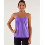Lululemon No Limits Tank Power Purple Built in Sport Bra Top Size 4 Photo 6