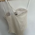 Atoir white cream the fleur one shoulder natural fiber bandeau bodysuit small Photo 7