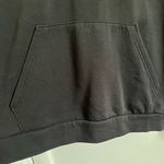 Adidas  Charcoal Hoodie with Iconic White Stripes Photo 1