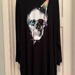Torrid Black skull Graphic Long Sleeve open front cover up  women size 6x Photo 1