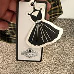 Retrostage GREEN 1930S PLAID KEYHOLE NECK BELTED JUMPSUIT small NWT Photo 6