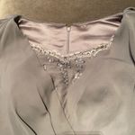 Women’s Gray Chiffon Bat Wing Sleeve Formal Party orBridesmaid Dress NWOT Medium Gray Photo 7