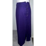100% Wool Maxi Purple Skirt Vintage grunge boho XS Photo 2