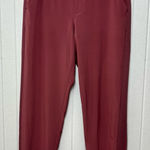 Athleta  Women's Rich Red -Maroon Straight Leg Pants‎ Size 6 Photo 0