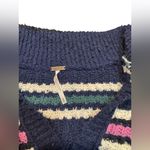 Free People  Kennedy Striped Pullover Sweater | New With Tags Size Medium Photo 5