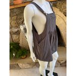Gray Polyester Short Cotton Blend Overalls Women's Size 2XL Photo 2
