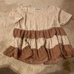 Paper Crane Peplum Layered Top Photo 0