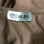 Popular 21 Cut-Out Waist Ruched Bodycon Dress NEW Size Large Photo 6