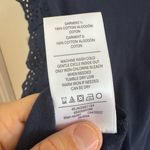 joe's jeans NWT Joe’s navy blue eyelet flutter sleeve top size large Photo 7