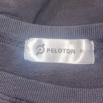 Peloton  dark gray long sleeve pullover crew neck top shirt woman’s Medium Photo 3