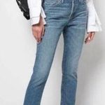 SLVRLAKE Lou Lou Slim Straight Cropped Jeans Blue Size 26 Photo 0