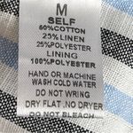 Altar'd State Altar’d State Linen Blend Wrap Dress Women’s Size M Striped Ruffle Detail Summer Photo 7