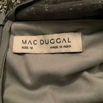 Mac Duggal 5532 Womens Platinum Embellished Illusion Cap Sleeve Column Gown Photo 12