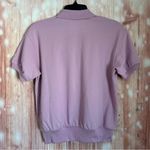 Everlane  The Oversized Polo Top Short Sleeve XXS Purple Lilac NWT Photo 7