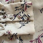 Ivanka Trump  Cream Floral Blouse Photo 6