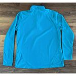 Killtec 1/4 Zip Up Light Fleece Jacket Women's 16(L) Teal Mock Neck Long Sleeve Size L Photo 1