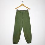 Mother Denim The Ripper Patch Springy Ankle Pants Size 27 Green Photo 3