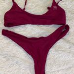 PacSun burgundy bikini set Photo 0