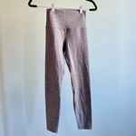 Lululemon  Align Pant II 25" Mini Heathered Herringbone Black & White | Size 4 Photo 2