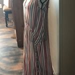 NWOT Zara trafalue Size small beach dress striped Brown Photo 9