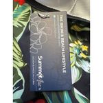 Summer Mae 2XL Black Floral Print Swim Dress Women's Plus Size Swimsuit Photo 3