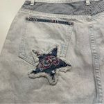 L.A. Blues  Women’s Denim Blue Jean Shorts Size 14 W-30” Light Wash High Rise Mom Photo 4