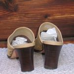 Matisse Tapestry Heeled Mules Shoes Tan Size 7 Photo 3