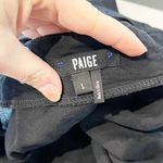 Paige Emma Sleeveless Sweetheart Neckline Belted Wide Leg Jumpsuit Black Large Photo 2