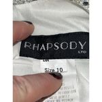 Rhapsody Vintage Y2K Silver Sequin Metallic Sheath Party Dress Women’s 10 Photo 6