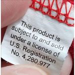 Boxercraft Shirt Womens Size Extra Small Red Long Sleeve VNeck Striped Casual Sp Photo 3