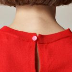 J.Crew  Featherweight cashmere-blend cropped sweater shell Red Arroyo Photo 1