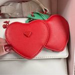 Betsey Johnson  Cherry Embellished ivory Handbag New Photo 2