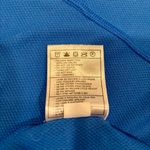 Nike  Dri-FIT Sleeveless V-Neck Athletic Top – Blue with Yellow Swoosh Photo 4