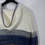 Anthropologie Fate Hoodie Cardigan Medium Multicolor Stripe Long Sleeve Classic Photo 5